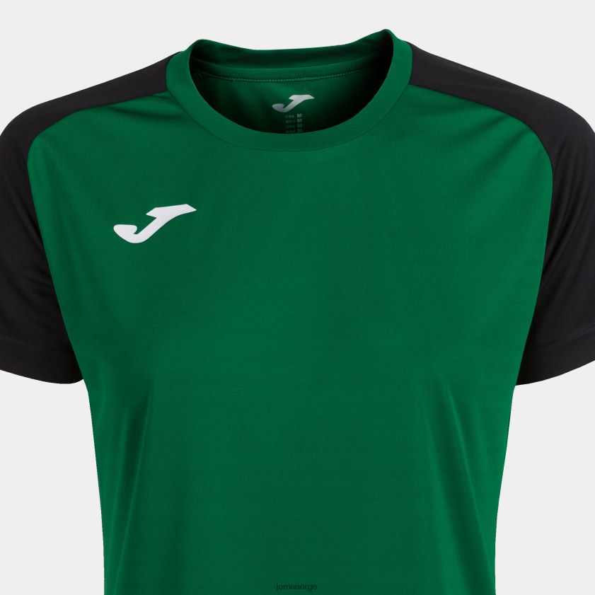 nei Joma skjorte kortermet akademi iv grønn svart FBD0T02652 kvinner