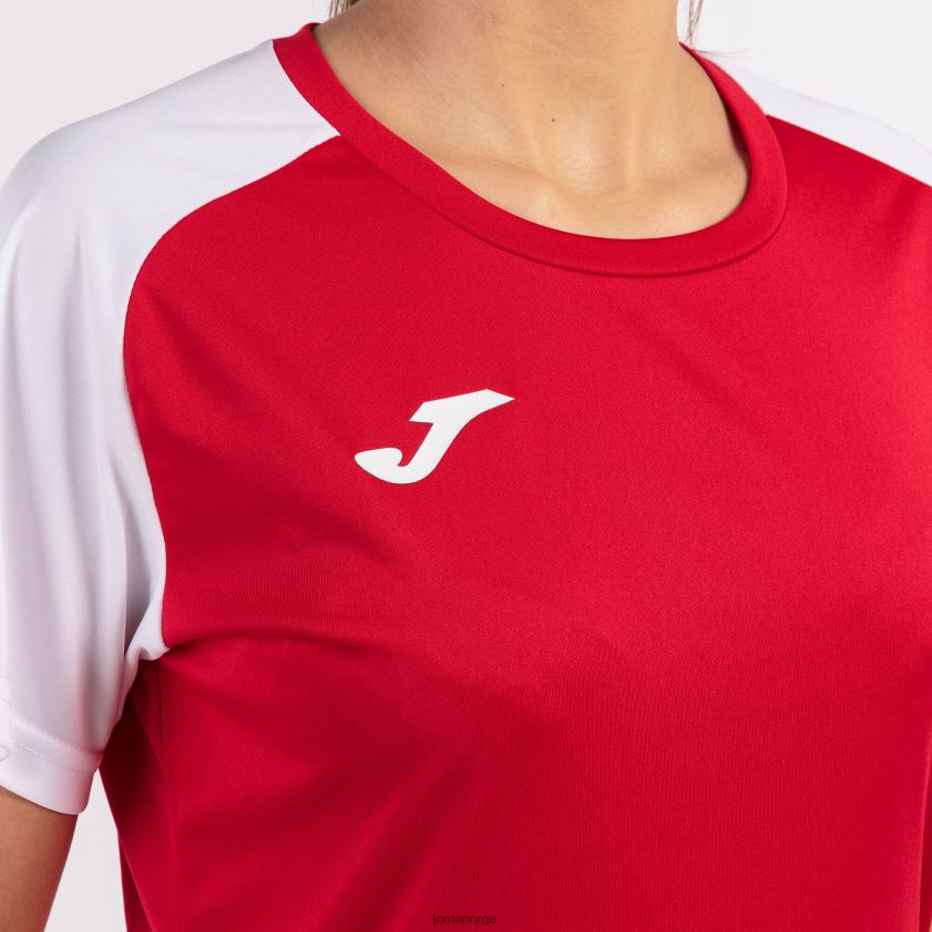 nei Joma skjorte kortermet akademi iv rød Hvit FBD0T02465 kvinner