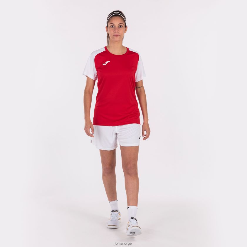 nei Joma skjorte kortermet akademi iv rød Hvit FBD0T02465 kvinner