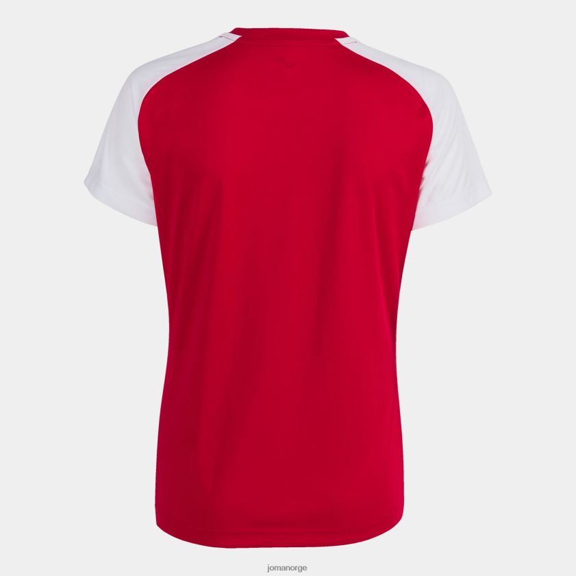 nei Joma skjorte kortermet akademi iv rød Hvit FBD0T02465 kvinner