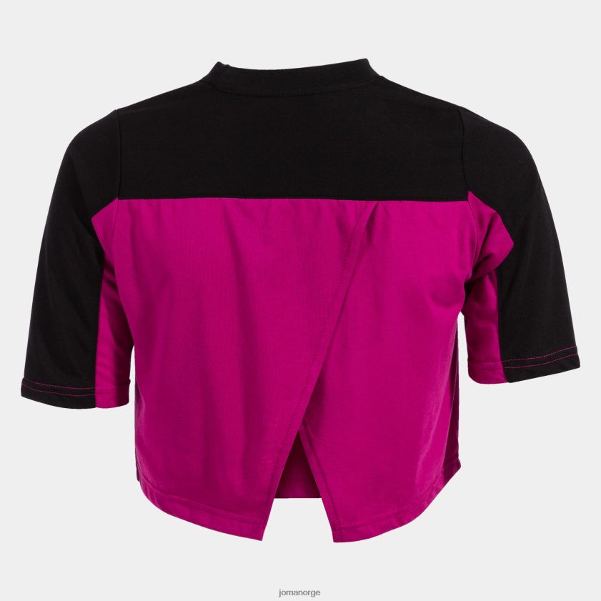 nei Joma skjorte kortermet california fuchsia svart FBD0T02244 kvinner