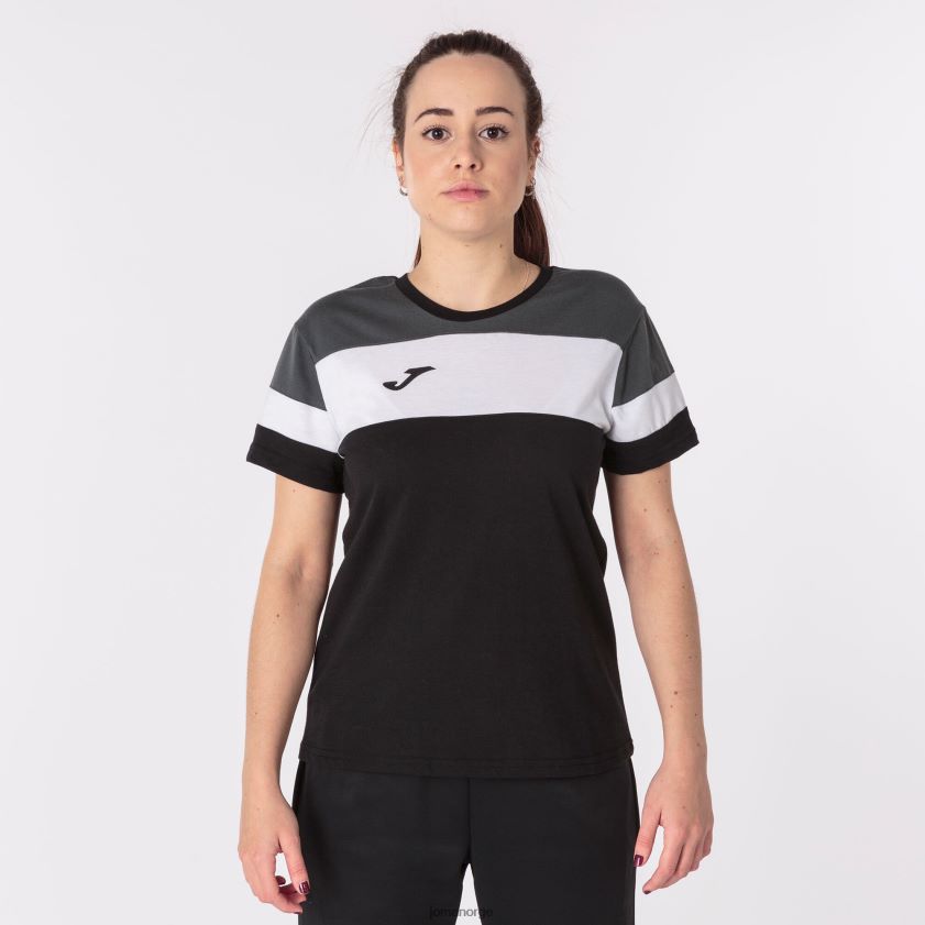nei Joma skjorte kortermet crew iv svart mørk grå hvit FBD0T03981 kvinner