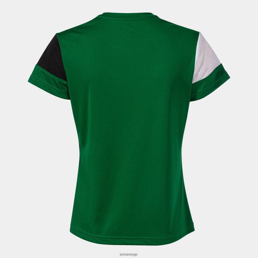 nei Joma skjorte kortermet crew v grønn svart hvit FBD0T01912 kvinner