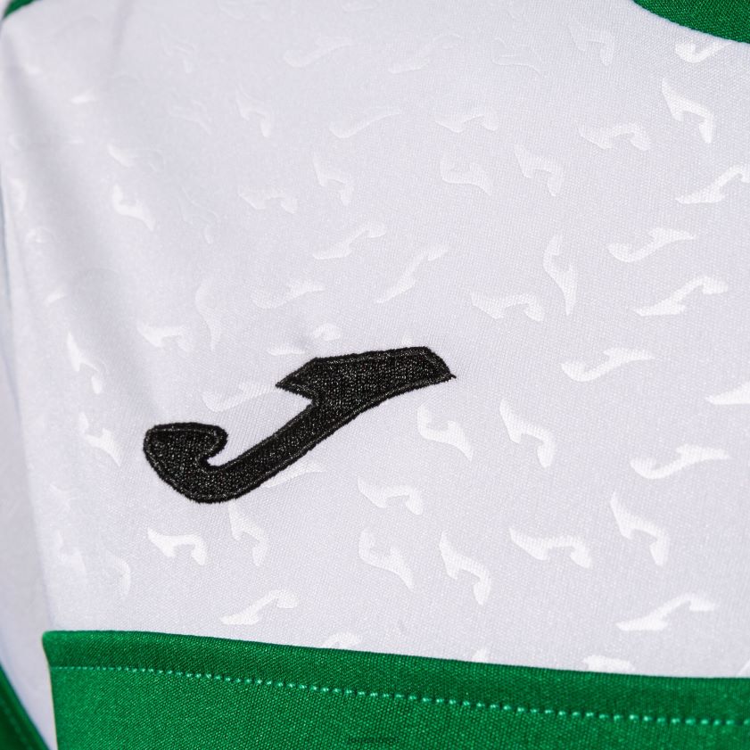 nei Joma skjorte kortermet crew v grønn svart hvit FBD0T01912 kvinner