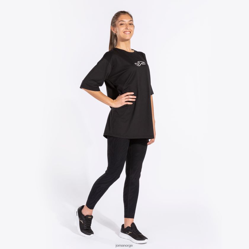 nei Joma skjorte kortermet daphne svart FBD0T03725 kvinner