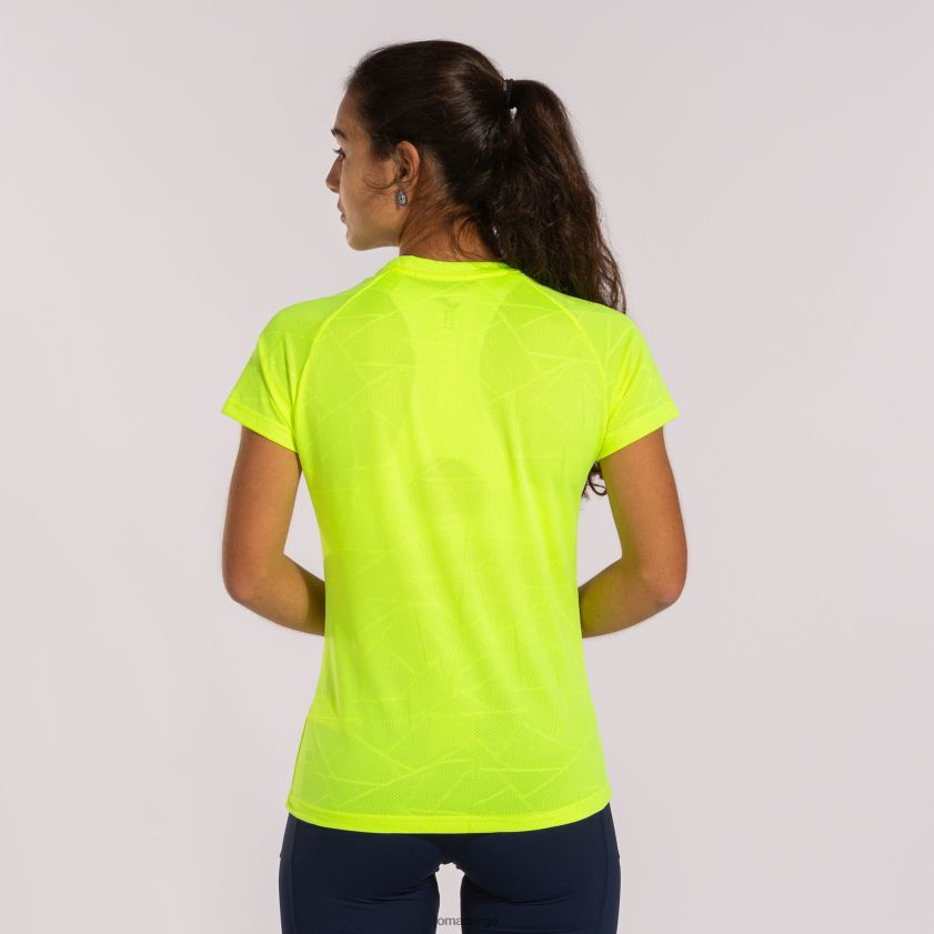 nei Joma skjorte kortermet elite ix fluorescerende gul FBD0T03713 kvinner