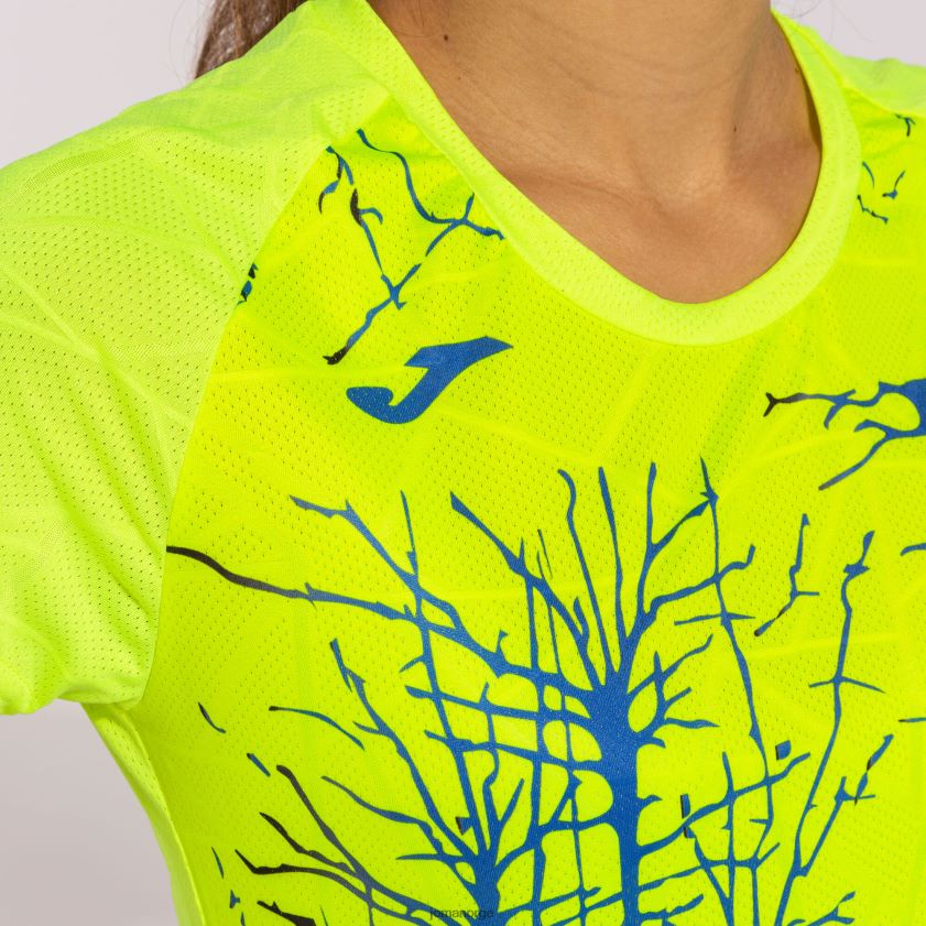 nei Joma skjorte kortermet elite ix fluorescerende gul FBD0T03713 kvinner