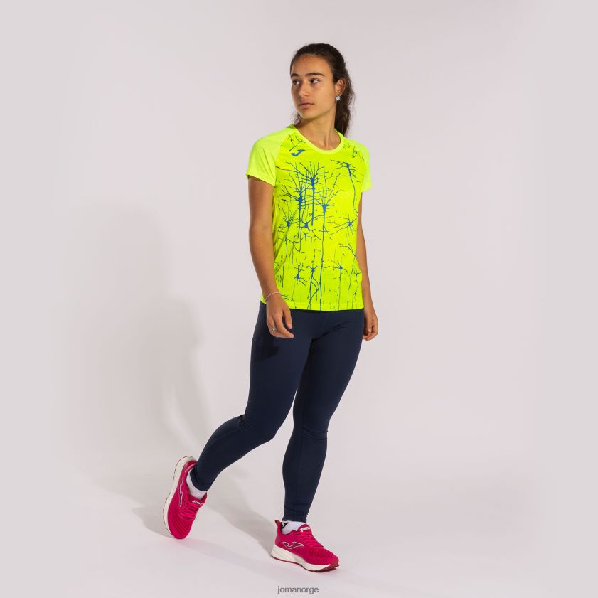 nei Joma skjorte kortermet elite ix fluorescerende gul FBD0T03713 kvinner