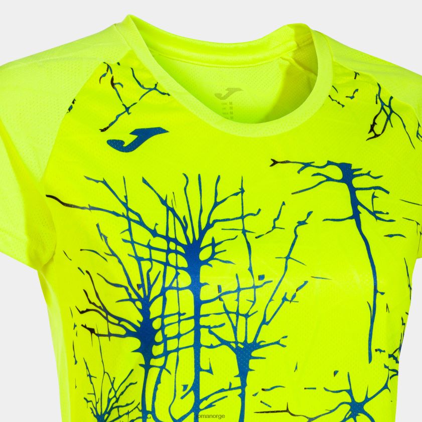 nei Joma skjorte kortermet elite ix fluorescerende gul FBD0T03713 kvinner