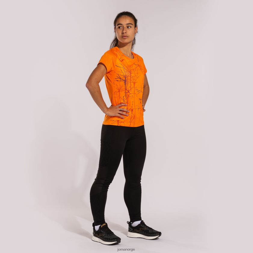 nei Joma skjorte kortermet elite ix oransje FBD0T03862 kvinner