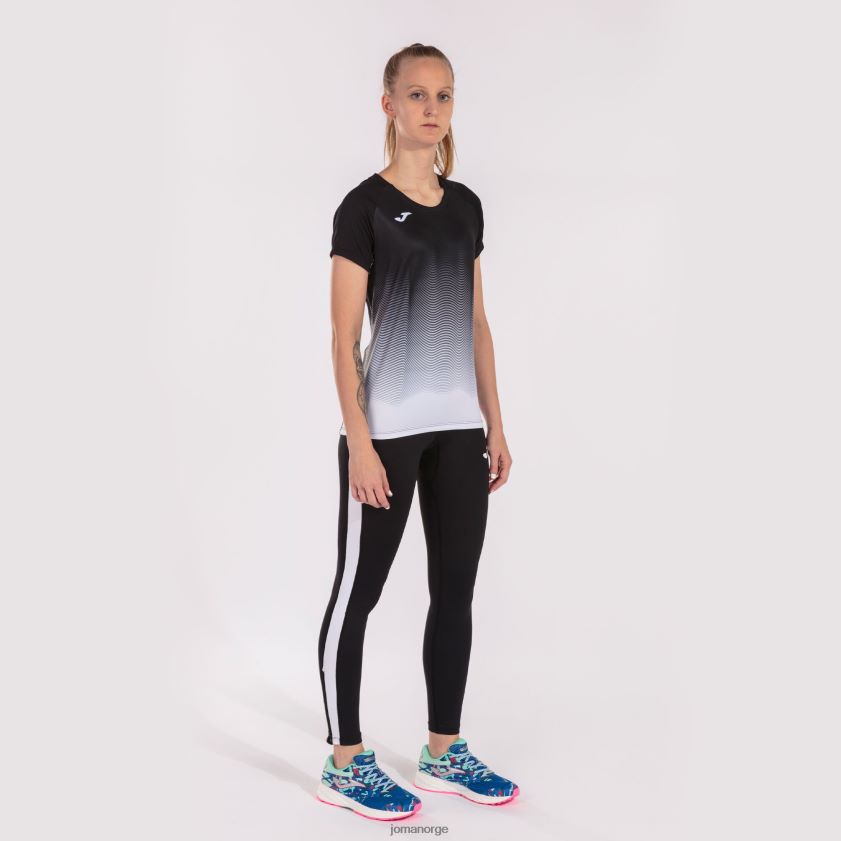 nei Joma skjorte kortermet elite vii svart hvit grå FBD0T03789 kvinner