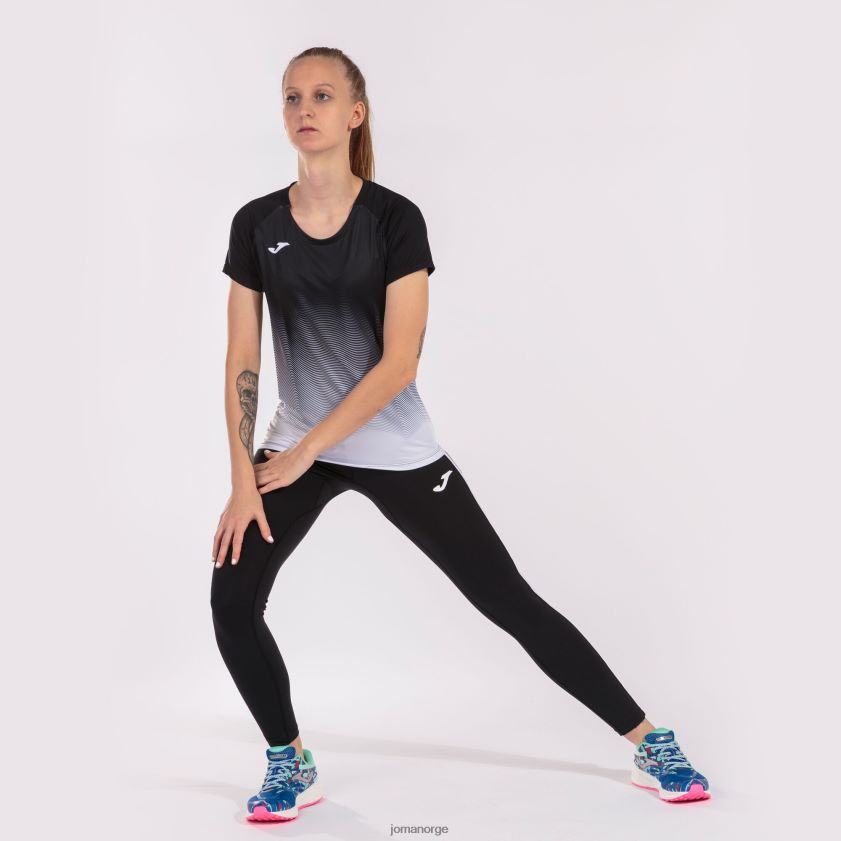 nei Joma skjorte kortermet elite vii svart hvit grå FBD0T03789 kvinner