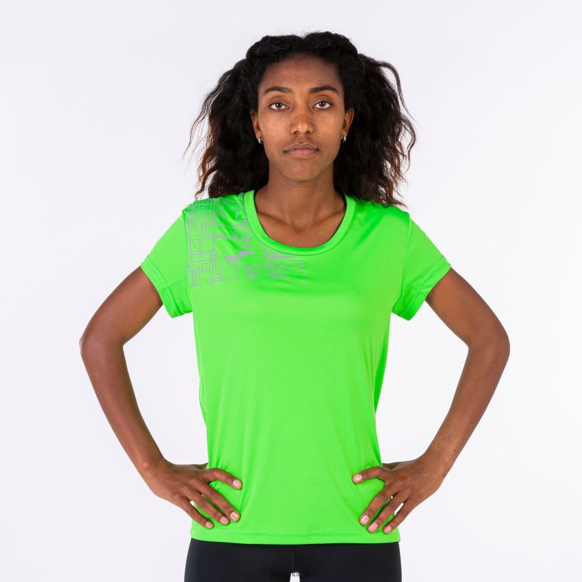 nei Joma skjorte kortermet elite viii fluorescerende grønn FBD0T01966 kvinner