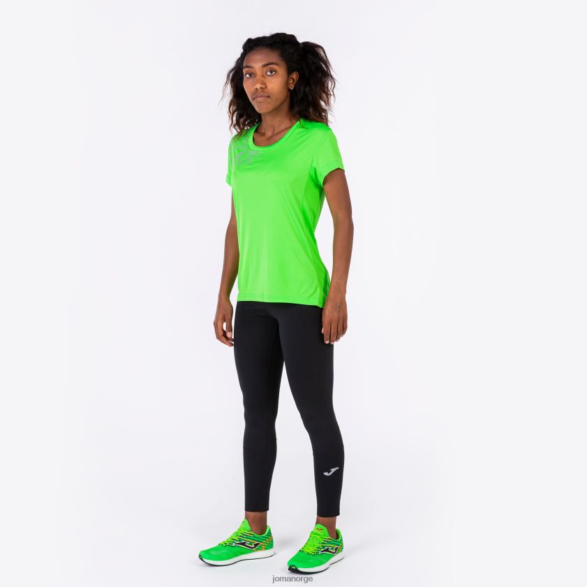 nei Joma skjorte kortermet elite viii fluorescerende grønn FBD0T01966 kvinner