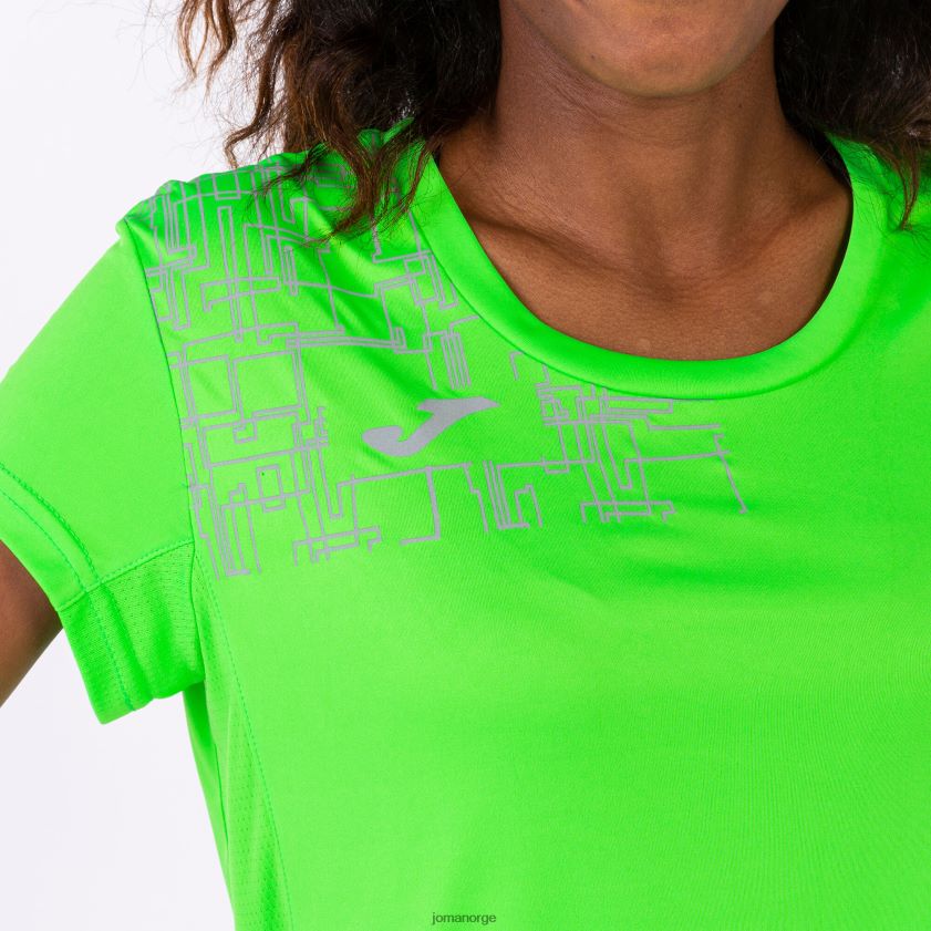 nei Joma skjorte kortermet elite viii fluorescerende grønn FBD0T01966 kvinner