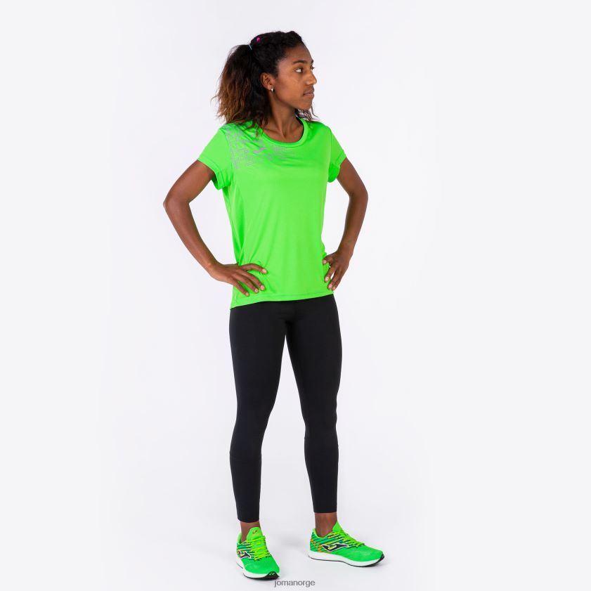nei Joma skjorte kortermet elite viii fluorescerende grønn FBD0T01966 kvinner