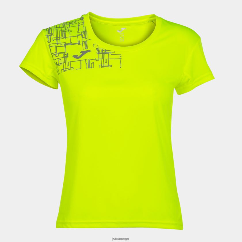 nei Joma skjorte kortermet elite viii fluorescerende gul FBD0T01838 kvinner
