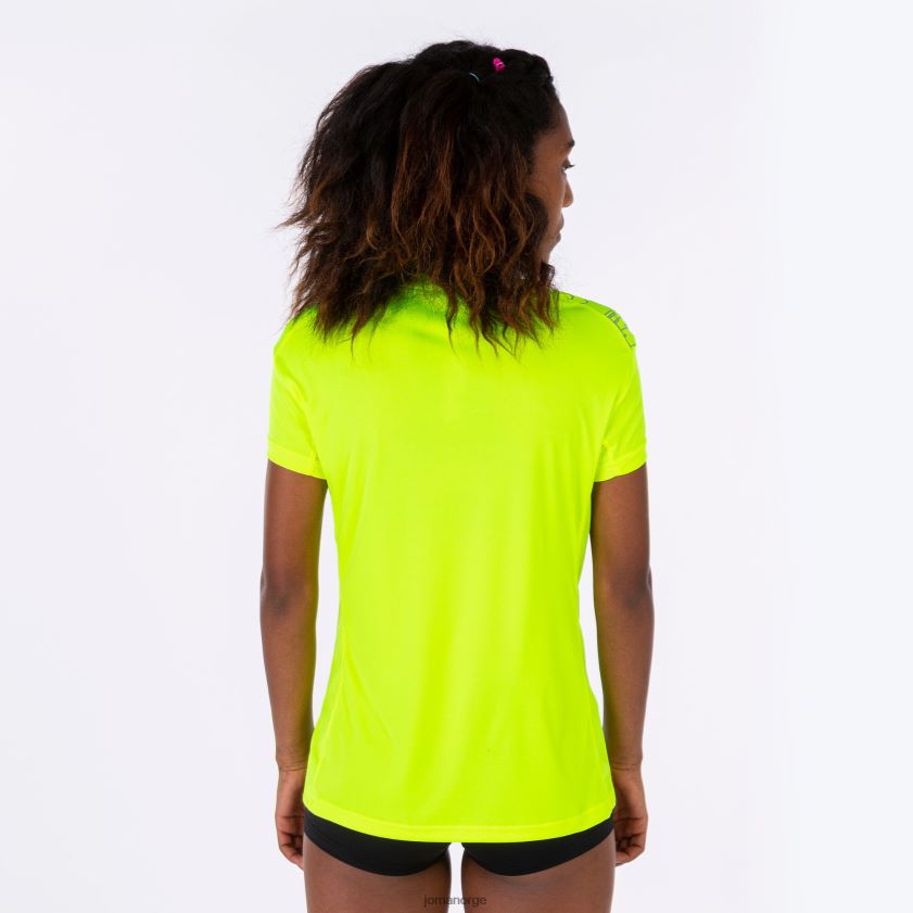 nei Joma skjorte kortermet elite viii fluorescerende gul FBD0T01838 kvinner