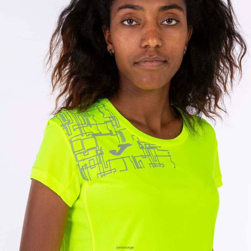 nei Joma skjorte kortermet elite viii fluorescerende gul FBD0T01838 kvinner