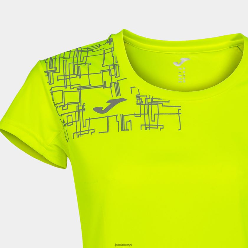nei Joma skjorte kortermet elite viii fluorescerende gul FBD0T01838 kvinner