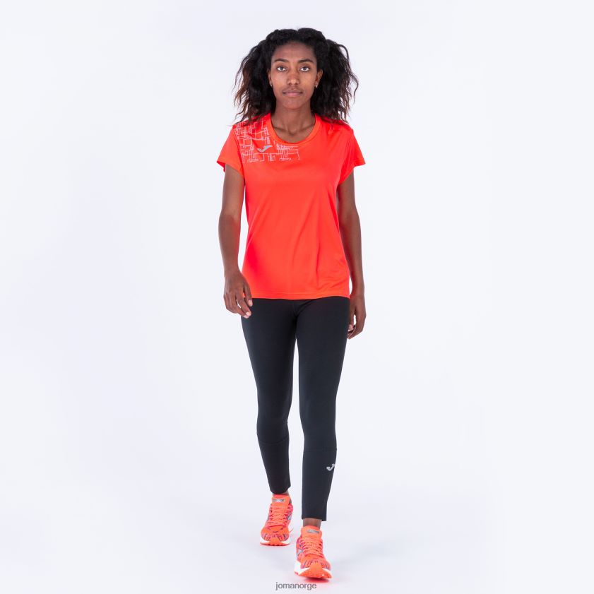 nei Joma skjorte kortermet elite viii fluorescerende koraller FBD0T01977 kvinner