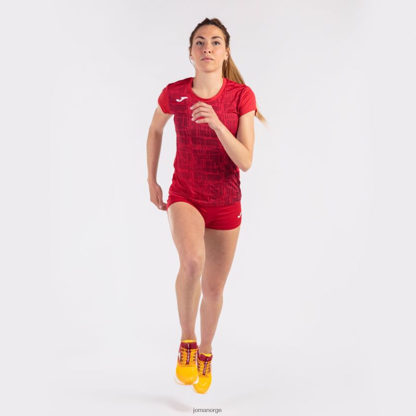 nei Joma skjorte kortermet elite viii rød FBD0T03696 kvinner