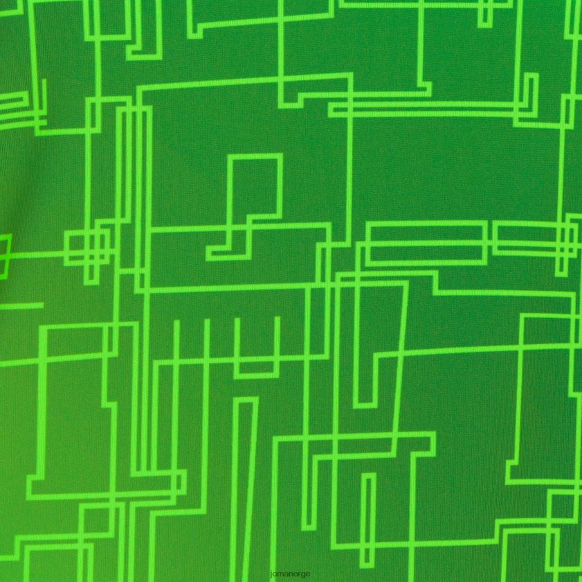 nei Joma skjorte kortermet elite viii svart fluorescerende grønn FBD0T02114 kvinner