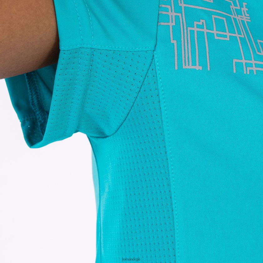 nei Joma skjorte kortermet elite viii turkis FBD0T03709 kvinner