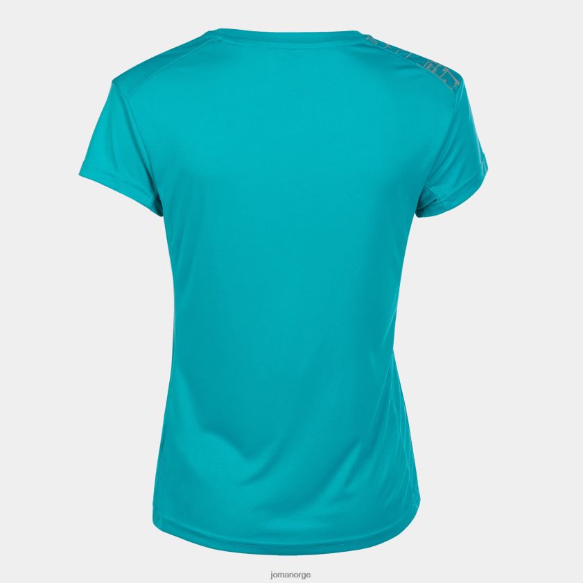 nei Joma skjorte kortermet elite viii turkis FBD0T03709 kvinner