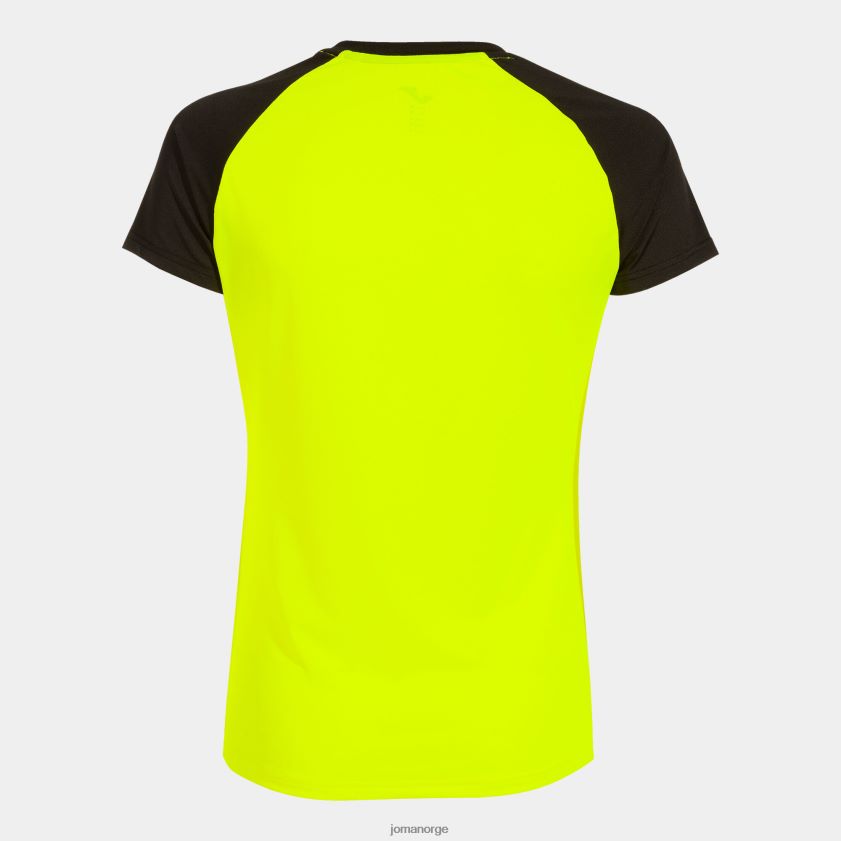nei Joma skjorte kortermet elite x fluorescerende gul svart FBD0T01908 kvinner