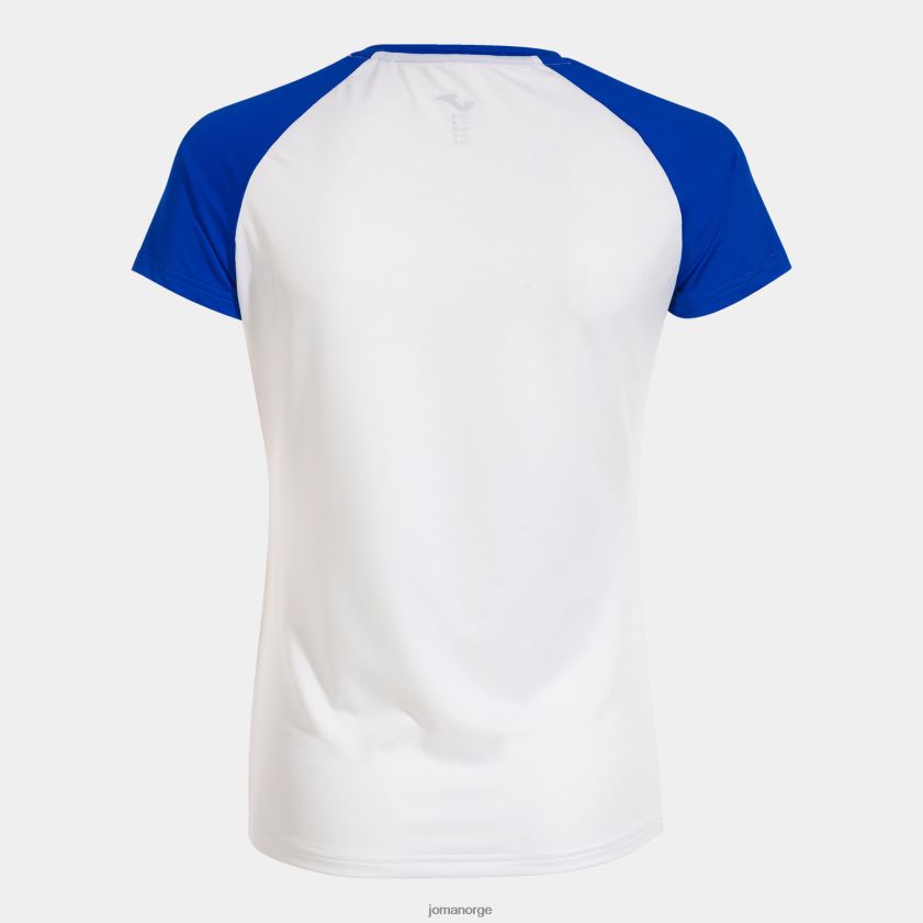 nei Joma skjorte kortermet elite x hvit kongeblå FBD0T02162 kvinner