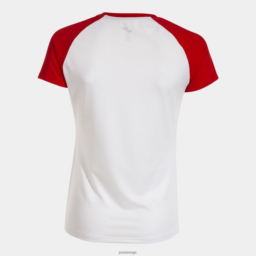 nei Joma skjorte kortermet elite x hvit rød FBD0T01594 kvinner