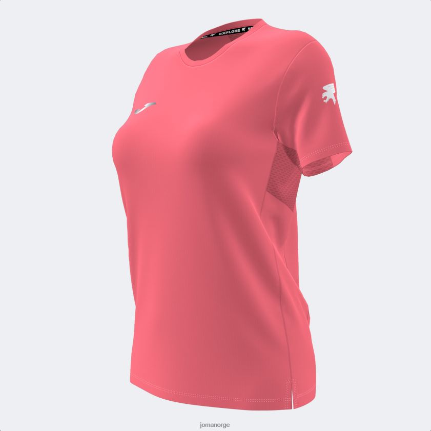 nei Joma skjorte kortermet explorer korall FBD0T01652 kvinner