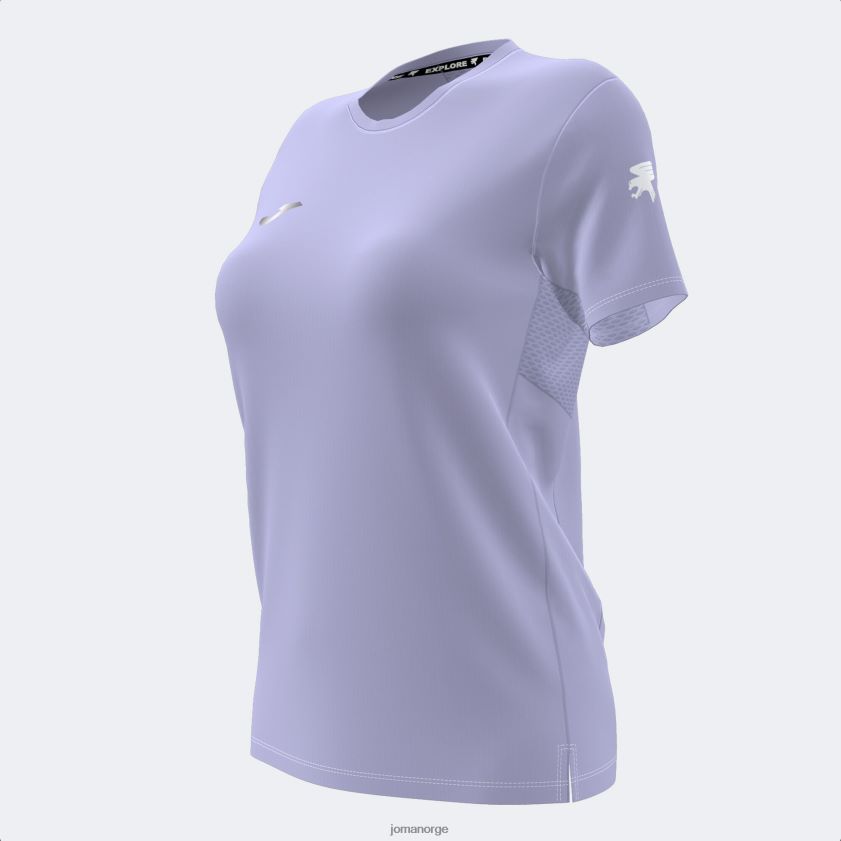 nei Joma skjorte kortermet explorer lilla FBD0T02420 kvinner