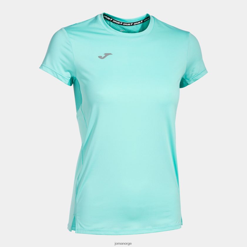 nei Joma skjorte kortermet explorer turkis FBD0T02180 kvinner