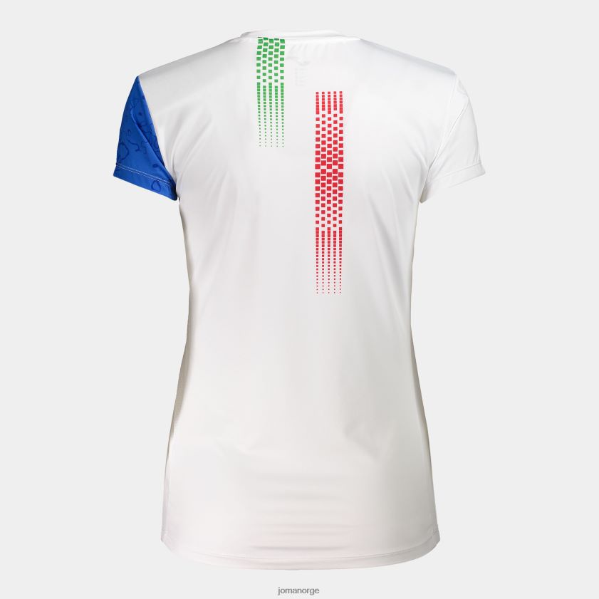 nei Joma skjorte kortermet fidal 23/24 kongeblå hvit FBD0T01757 kvinner