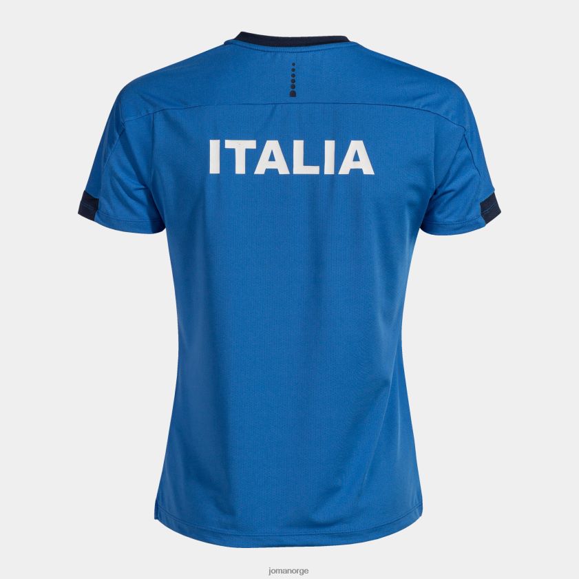 nei Joma skjorte kortermet italiensk tennisforbund kongeblå FBD0T02058 kvinner