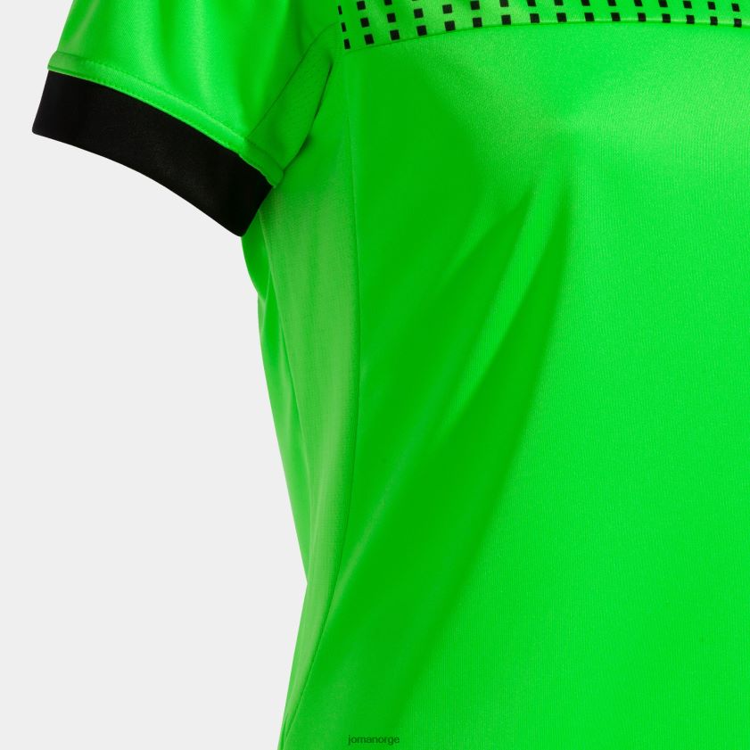 nei Joma skjorte kortermet øko supernova fluorescerende grønn svart FBD0T01745 kvinner