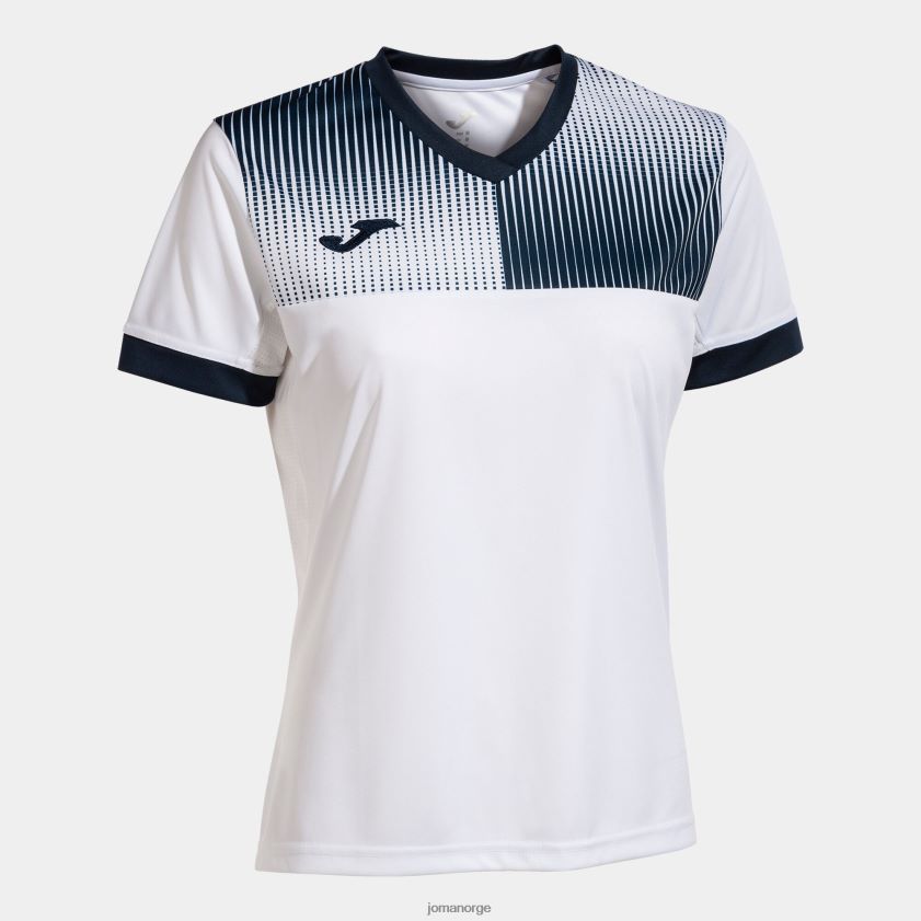 nei Joma skjorte kortermet øko supernova hvit marineblå FBD0T01924 kvinner