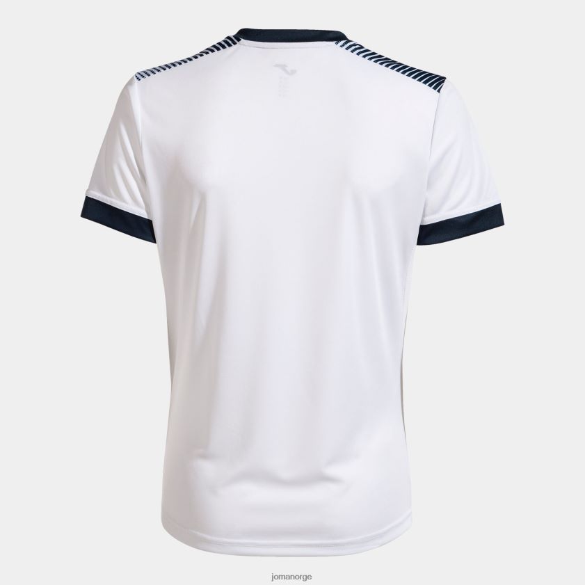 nei Joma skjorte kortermet øko supernova hvit marineblå FBD0T01924 kvinner
