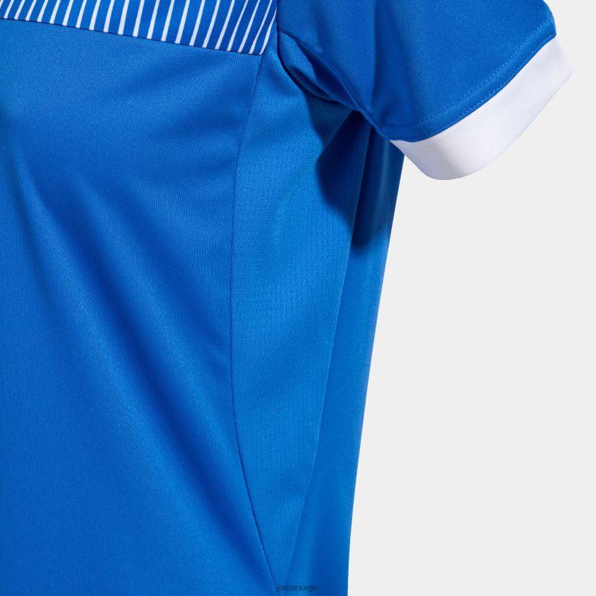 nei Joma skjorte kortermet øko supernova kongeblå hvit FBD0T01925 kvinner