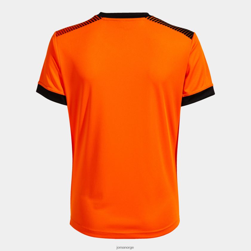 nei Joma skjorte kortermet øko supernova oransje svart FBD0T02171 kvinner