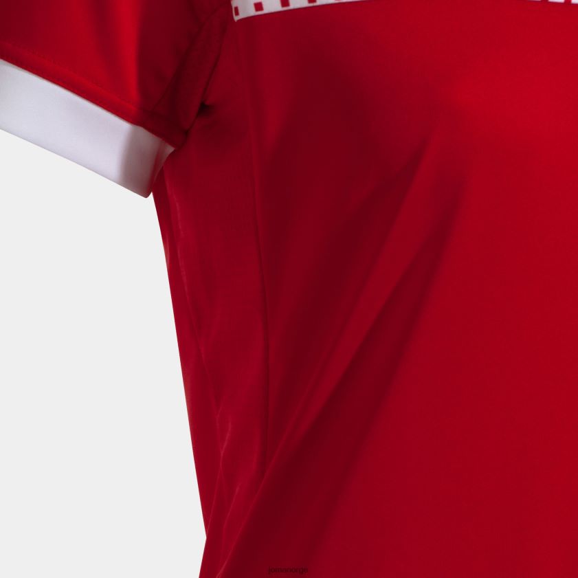 nei Joma skjorte kortermet øko supernova rød Hvit FBD0T02158 kvinner