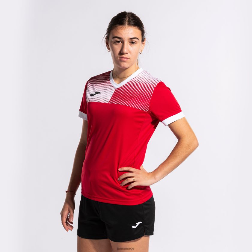 nei Joma skjorte kortermet øko supernova rød Hvit FBD0T02158 kvinner