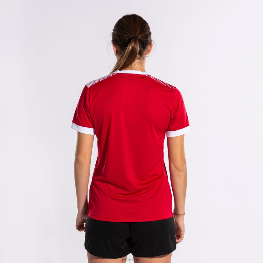 nei Joma skjorte kortermet øko supernova rød Hvit FBD0T02158 kvinner