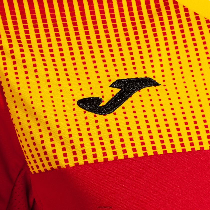nei Joma skjorte kortermet øko supernova rød gul FBD0T01602 kvinner
