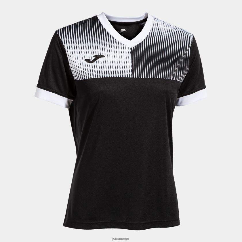 nei Joma skjorte kortermet øko supernova svart hvit FBD0T01746 kvinner