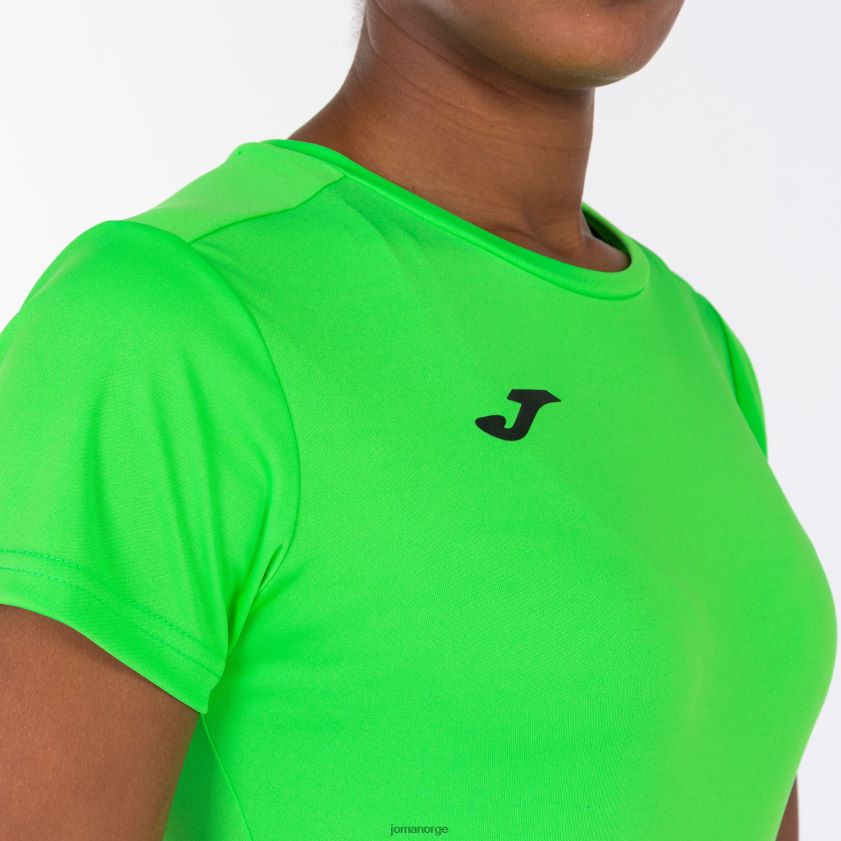 nei Joma skjorte kortermet kombi fluorescerende grønn FBD0T03991 kvinner
