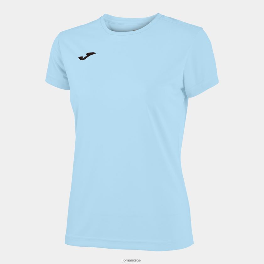 nei Joma skjorte kortermet kombi himmelblå FBD0T03811 kvinner
