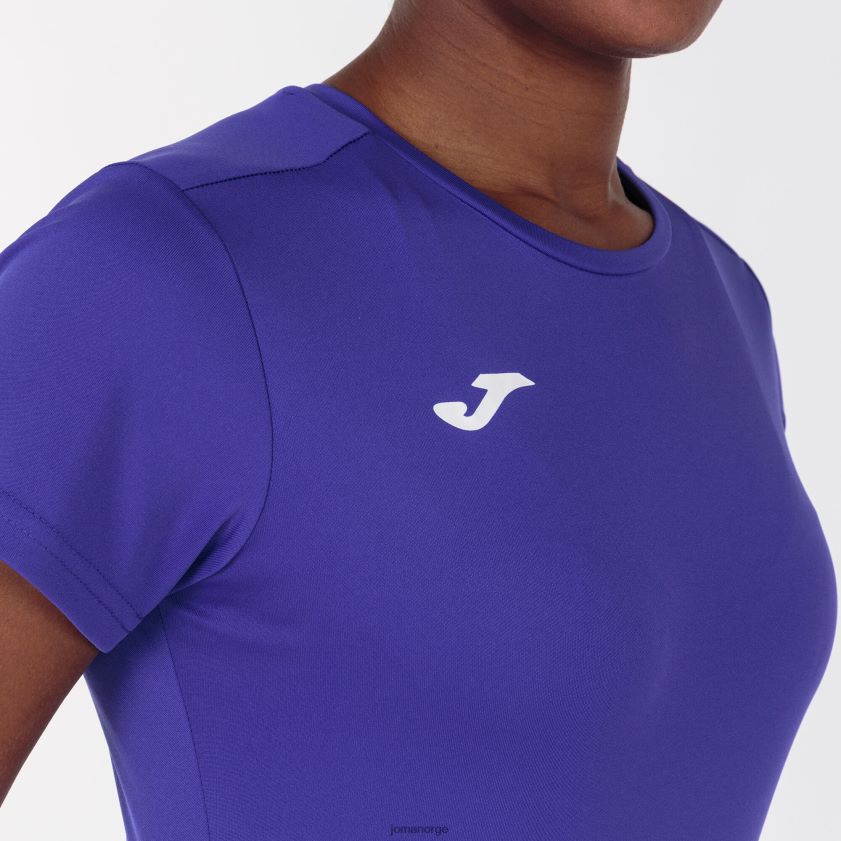 nei Joma skjorte kortermet kombi lilla FBD0T03810 kvinner